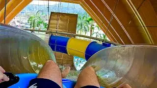 Monster-Halfpipe Water Slide at Badeparadies Schwarzwald