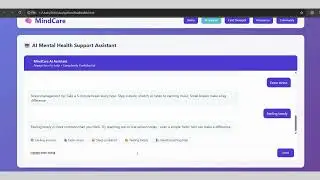 Mind care - mental health support website for students