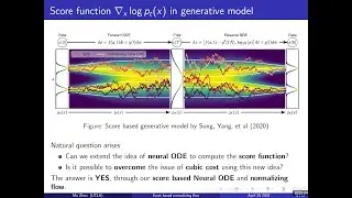 Mo Zhou: Score-based neural ordinary differential equations and normalizing flow ... (UCLA)