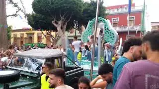 BATALLA DE FLORES EN LAS FIESTAS DE SANTIAGO EN GÁLDAR 2024