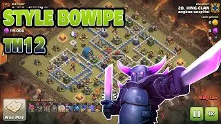 NEW STYLE ATTACK QW+BOWIPE STRATEGY 3-STAR TH12