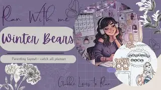 Plan with me | Winter Bears 🐻 | Catch all Planner 