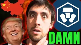 ТРАМП СНОВА ОБВАЛ CRO И БИТКОИН! Технический анализ и новости Crypto.com 🔥
