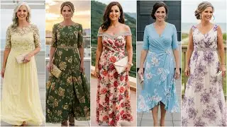 Elegant Floral Dresses for The Summer Mother of The Bride!