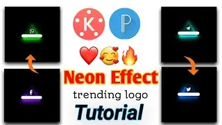 How To Make Neon Effect Logo | Trending Instagram | Swami's Creation