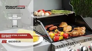 Royal Gourmet&reg; GG3001S Stainless Steel 3-Burner Gas Grill