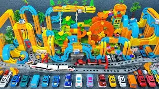 20 minutes of satisfying   Stretch speed track and off-road vehicle track  toy ASMR | Toy