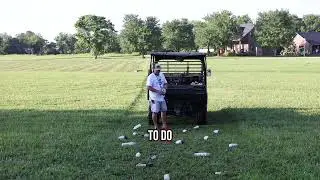 How to place your bumpers in a pile when doing drill work.