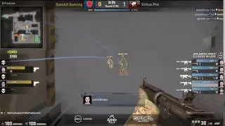 VP vs Gambit Pasha triple kill with grenade