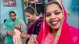 Jinval family vlog.628.Rahul bhaiya Ne Lagaya Rani bhabhi ke balon mein Gajra