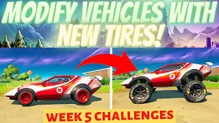 Modify Vehicles with Off-Road Tires in Fortnite! 🚗 (How to Modify Car Tires)