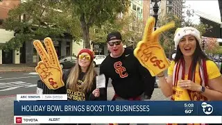 Holiday Bowl brings boost to downtown businesses during slow season
