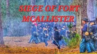 Union Volleys at The Siege of Fort McAllister!