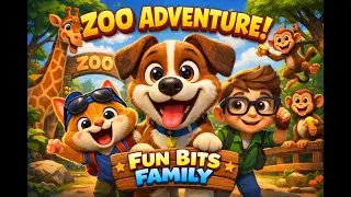 The Wild Zoo Adventure of Cooper’s Family Fun Bits Family 3D Cartoon