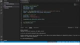 PHP - Download FTP File