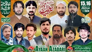 #Live #Jashan | 15 16 Shoban ki Shab | Imam Bargah Hussainia Chah Dalay Wala APS | Ayaan Azadari