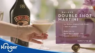 Bailey's Double Shot Martini | Kroger Cocktails | Kroger