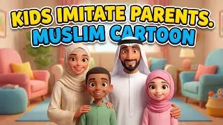 What if Kids Imitate Parents? | Musa & Amina Episode | Islamic Cartoon for Kids