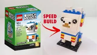 LEGO Minecraft Llama 40625 Brickheadz Speed Build (2023)
