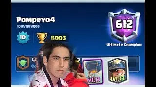 Pompeyo4 Best Player in the World Clash Royale Balloon Miner deck