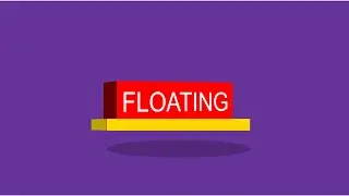 Floating Text  |  HTML | CSS