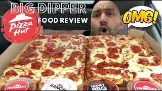Pizza Hut - NEW BIG Dipper 🍕🍕🍕 - Food Review 2020 -Vs. Dominos, Little Caesars, Papa Johns, Digiorno