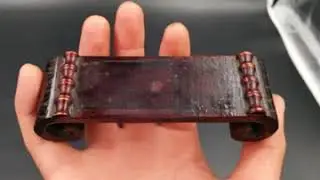 Ancient Chinese culture, ancient study ink bed, used by readers, looks like a pillow
