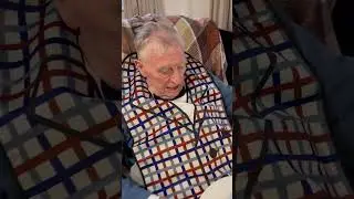 I gave 91 year old Grandad Joe a tiny dinner as a prank