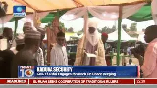 Kaduna Security: Gov. El-Rufai Engages Monarch On Peace Keeping