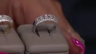 Affinity Diamond Band or Cluster Ring 14K Gold 1.00 cttw on QVC