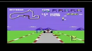 Buggy Boy (Commodore 64 Version) - Offroad Course Longplay