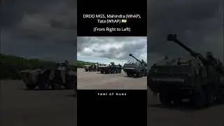 Indian DRDO MGS, Mahindra (WhAP),Tata (WhAP) during testing #india #indian #tata #mahindra