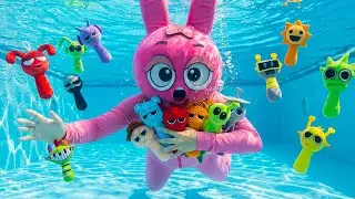 So Many Sprunki in the Pool?! Pinki Finds More Than Expected