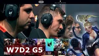 Fnatic vs G2 Esports | Week 7 Day 2 S10 LEC Spring 2020 | FNC vs G2 W7D2