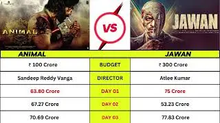 Animal vs Jawan Day 03 Collection | animal box office collection Day 03, #animal  #ranveerkapoor