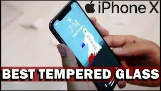 iPhone X  | Best Tempered Glass | CellBell | Easy to apply |