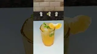 Orange Sprite Mocktail || Orange🍊+ Sprite = The Best Combo Ever! Easy #shorts #trending #ytshorts