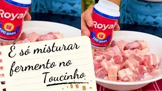 &Eacute; s&oacute; misturar Fermento Royal no Toucinho, que voc&ecirc; vai se surpreender com o resultado!