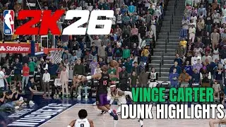 Air Canada Returns! ✈️ Vince Carter Dunk Mix | NBA 2K26 PC Realistic Gameplay | Realistic Animation