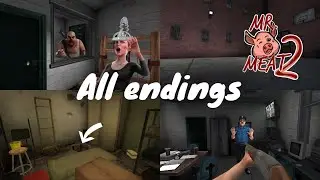 🐷 All Endings | Mr. Meat 2 | All cutscenes