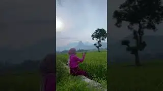 melihat terbitnya sinar matahari di pagi hari,,,, 🥰🥰🥰