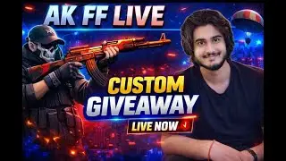 AK FF LIVE #LIVESTREAM #CUSTAMGIVEWAY#ROADTOMAP1K #SHORTSFEED #SHORTSLIVESTREAM