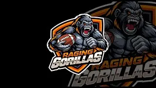 esport logo gorilla - speed art using adobe illustrator