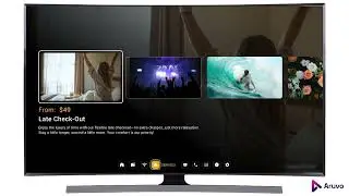 Your Brand. Your Upsell. Your Revenue. On Every TV. with Aruvo