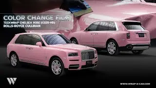 WRAP A CAR -ฟิล์มเปลี่ยนสีรถยนต์ / TECKWRAP COLOR CHANGE FILM FOR Rolls Royce Cullinan
