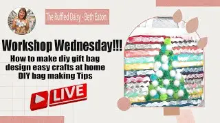 Workshop Wednesday!!! | How to make diy gift bag design easy crafts at home | DIY bag making Tips