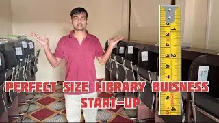 Library In Perfect Size || Cabin, Chair, and Row || Library Business Idea || 2024||