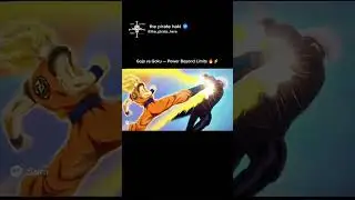Gojo vs Goku Fight | Sora AI Animation | Power Beyond Limits ⚡🔥