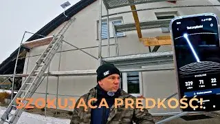 Akrobatyka na drabinie i walka ze śniegiem. Tak montuję Starlink w Mazowieckim!