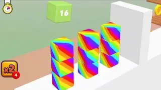 Happy Cubes 2048 - Max Level - Highscore
